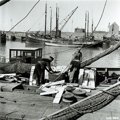 Herring fishers Scheveningen, 1937