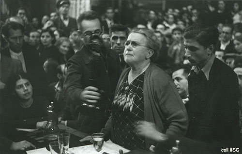 Emma Goldman in Barcelona, 1936