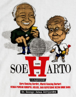 T-shirt Suharto dari ke Habibie