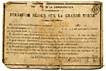 Permit for staying in New-Caledonia, 1879