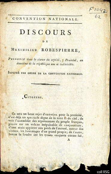 Robespierre-Discours