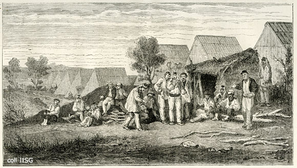 Convicts at peninsula of Ducos