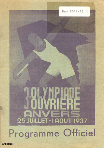 Programma Arbeidersolympiade Antwerpen 1937