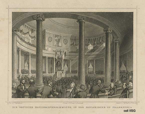 Zitting van het Duitse parlement, 1848