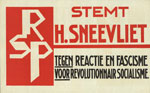 Election poster RSP, 1933