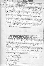 Marriage certificate 1856 Middelie (Noord-Holland)
