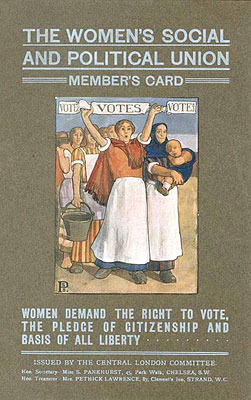 WSPU Member's Card